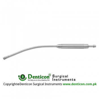 Cooley Suction Tube With Perforated Screw Tip Stainless Steel, 31 cm - 12 1/4" Diameter 7.0 mm Ø